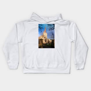 St John the Baptist Church Burford Cotswolds Kids Hoodie